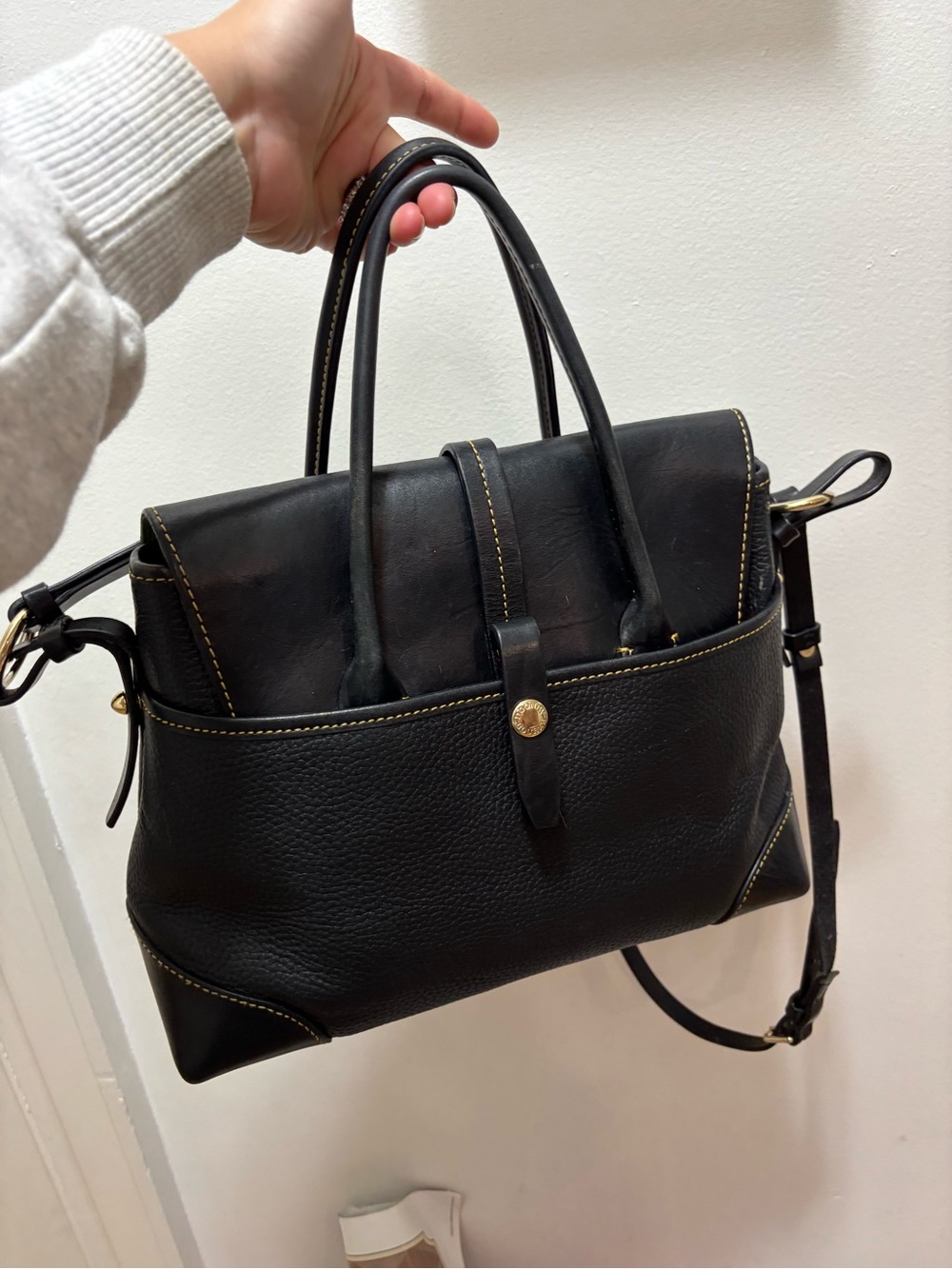 Dooney and Bourke Elisa pebble leather satchel - Picture 3 of 11